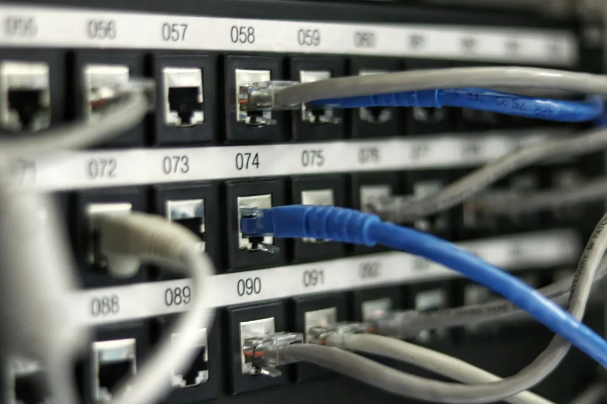Structured cabling patch panel